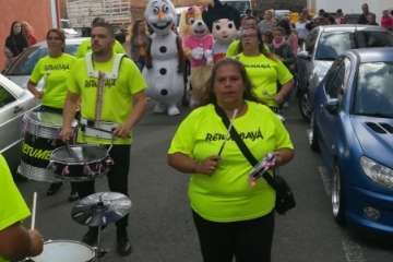Pasacalles anunciador y pregón de las fiestas de El Calero 2018 (Foto TA, F,J. Santana y Antonio Alí)